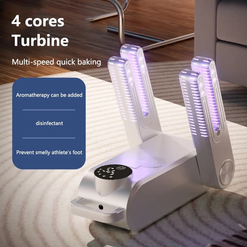 Xiaomi Electric UV Shoe Dryer Deodorizing Sterilizing Boot Deodorizer Shoe Dryer with Heating Function for Winter Outdoor Sports
