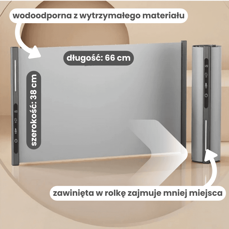 TermoMata - Składana Mata Elektryczna Podgrzewająca Jedzenie Dla 6 Osób | Ciepły Posiłek Gdziekolwiek Jesteś!